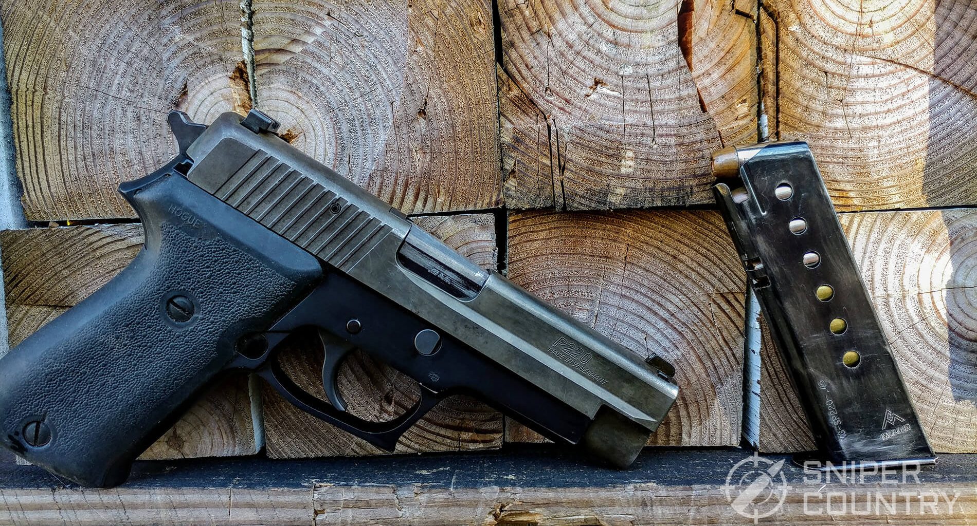 Sig Sauer P220 and Magazine