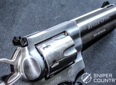 Close up shot of the Ruger GP100